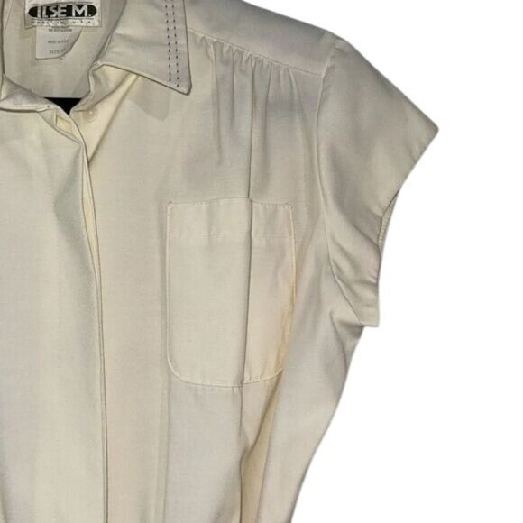 Vintage Ilse M. Womens 2-Piece Set Blazer & Dress Size 14 Pink/Gray/Cream - Picture 6 of 16